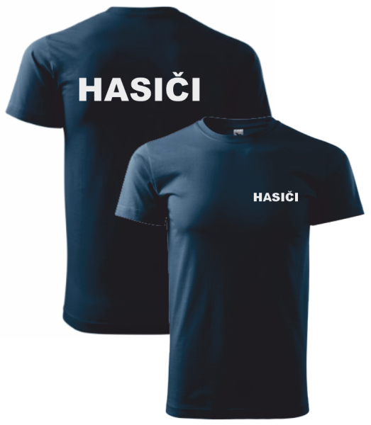 Tmavě modré  tričko pro hasiče3