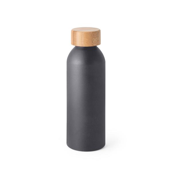 Hliníková láhev s bambusovým víčkem QUETA 550 ml5