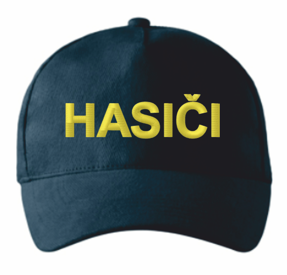 Dětská čepice pro hasiče s výšivkou