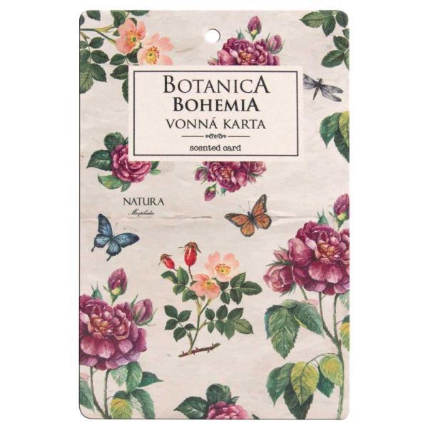 Botanica vonná karta 10,5 x 16 cm – růže0